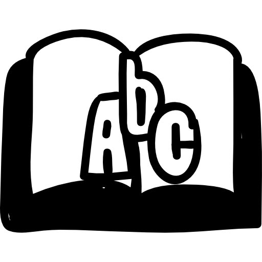 Book of abc - Free education icons