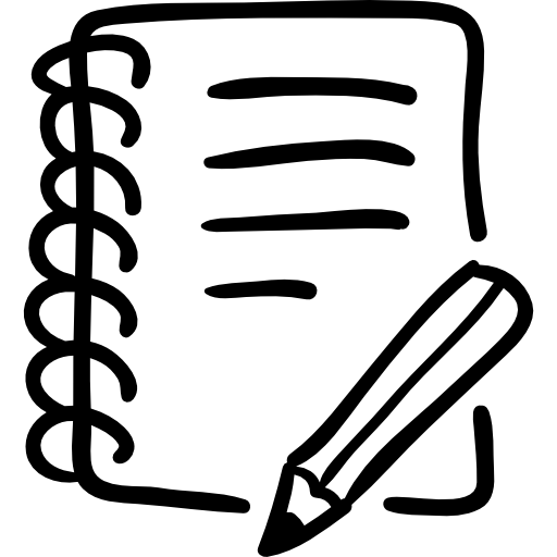 notepad and pencil png