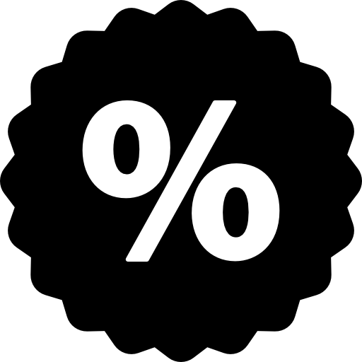 prozentsatz handelsmarke kostenlos Icon