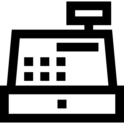 maquina comercial icono gratis