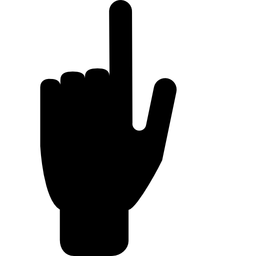 Forefinger and thumb - Free gestures icons