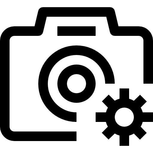 cámara fotográfica icono gratis