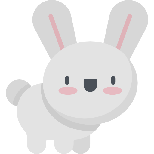 Bunny Kawaii Flat icon