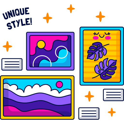 de l'art gratuit sticker