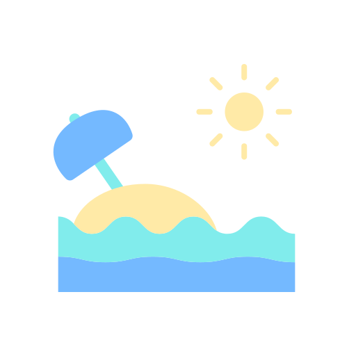 de praia grátis ícone de praia grátis ícone
