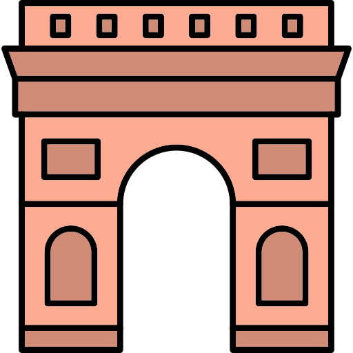 arco del triunfo icono gratis