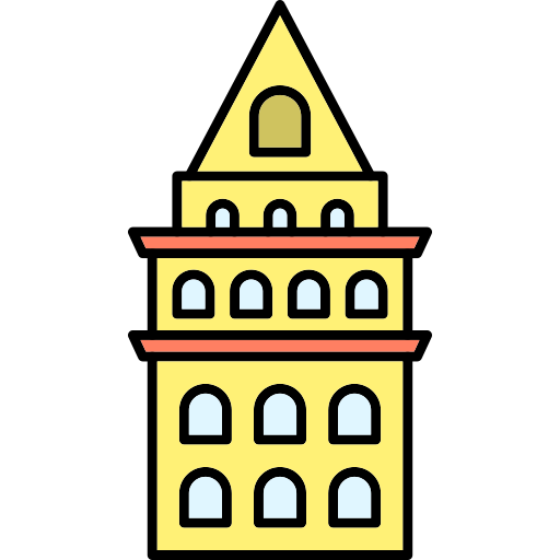 torre de galata icono gratis