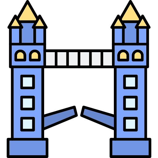 puente de la torre icono gratis