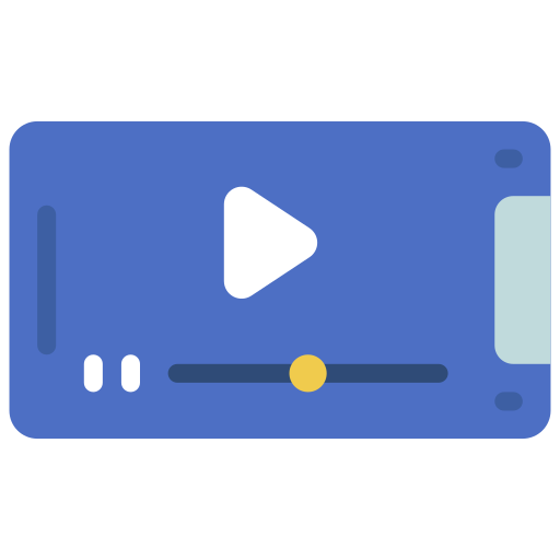 reproductor de video icono gratis