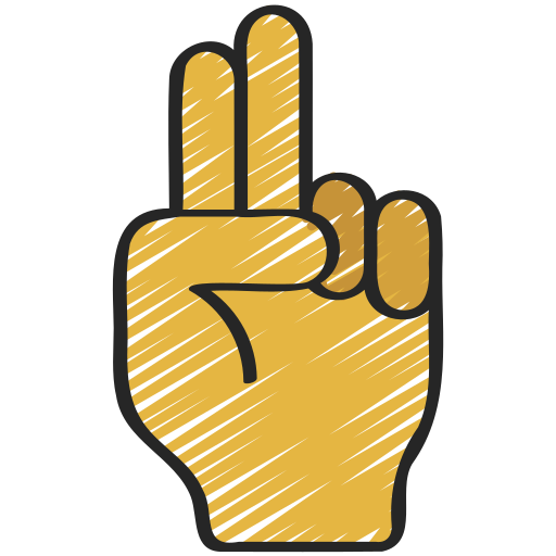 zwei finger kostenlos Icon zwei finger kostenlos Icon