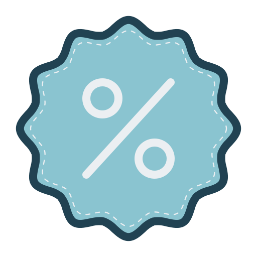 etiqueta de descuento icono gratis