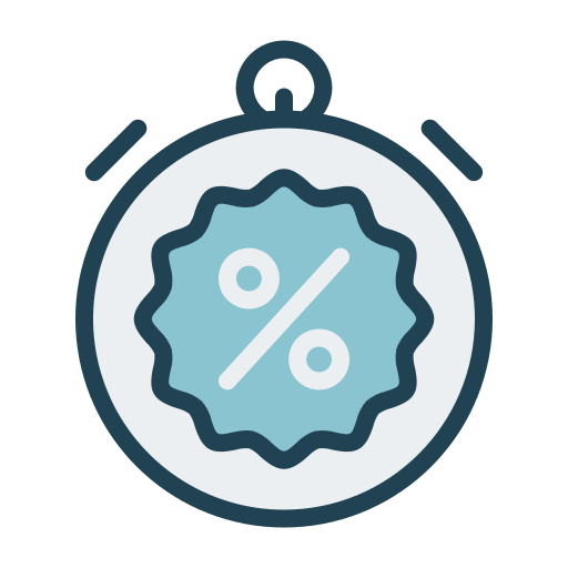 tiempo de venta icono gratis