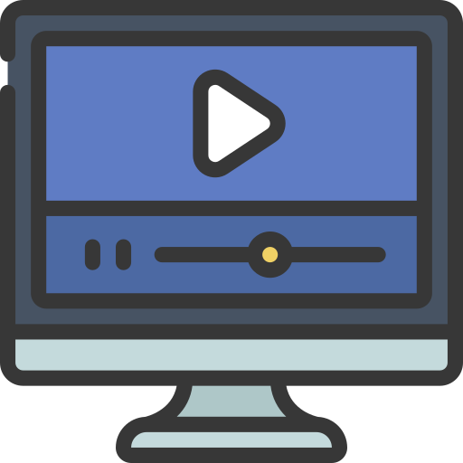 reproductor de video icono gratis