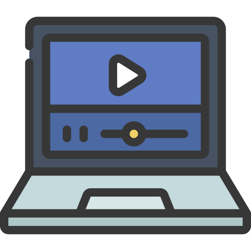 reproductor de video icono gratis