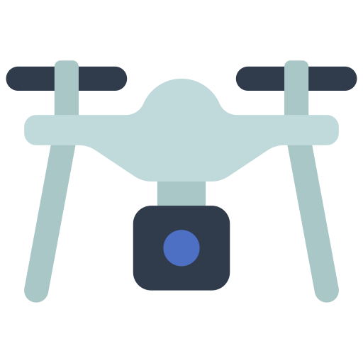 drone con cámara icono gratis