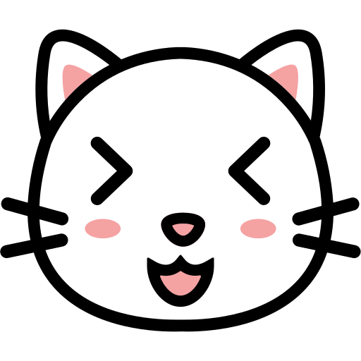 Premium Vector  Cat face icon white kitten profile avatar