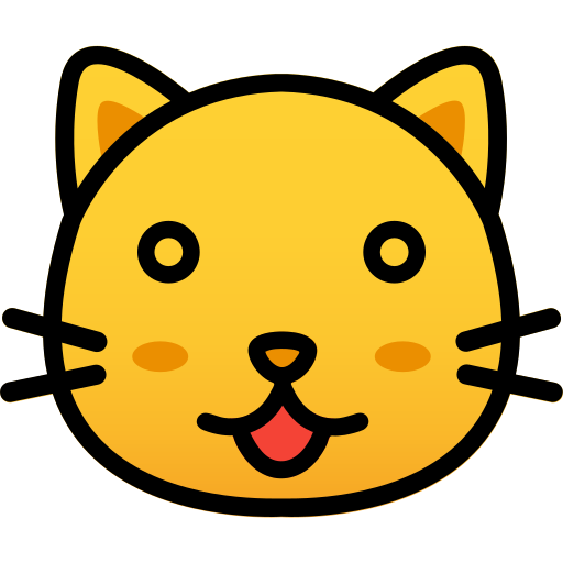 3D pouting cat PNG, SVG
