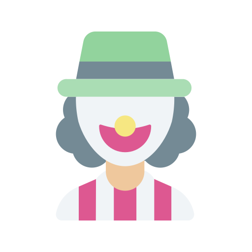 Clown free icon