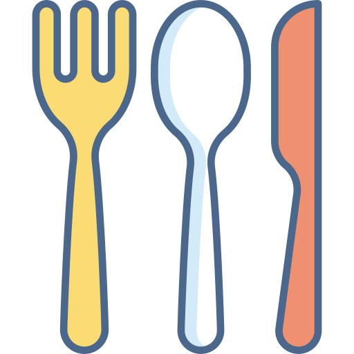 Cutlery Generic Outline Color icon