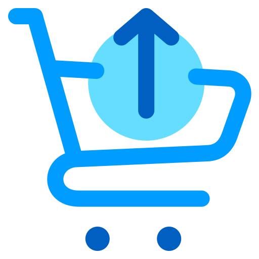 Shopping cart Generic Blue icon