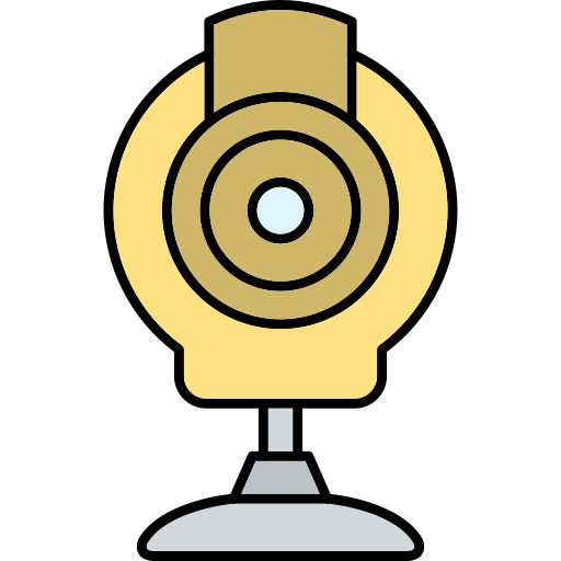 cámara web icono gratis