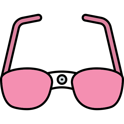 Smart Glasses Generic Outline Color Icon