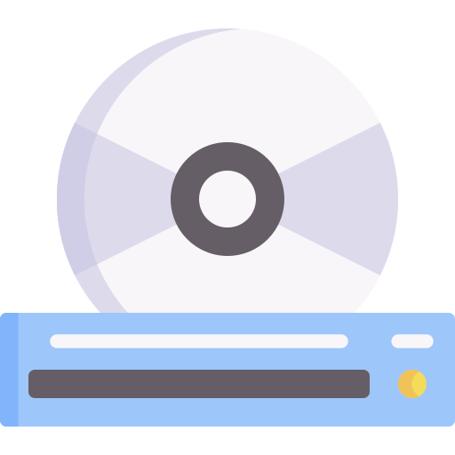 reproductor de cd icono gratis