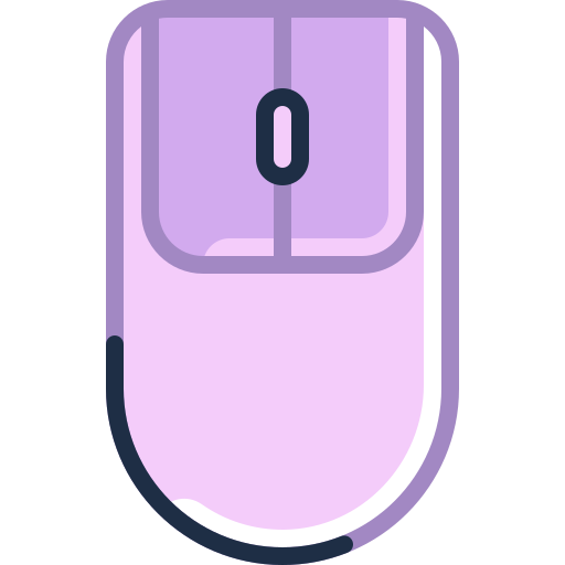 Computer mouse Special Meteor Lineal color icon