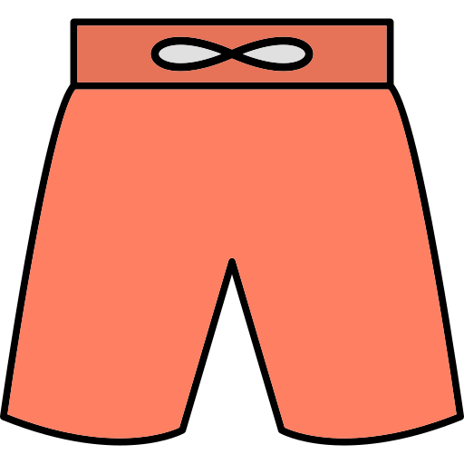 Football shorts Generic Thin Outline Color icon