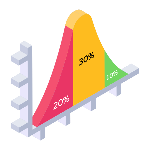 gráfico de área icono gratis