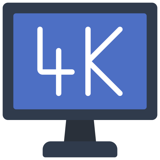 4k grátis ícone 4k grátis ícone