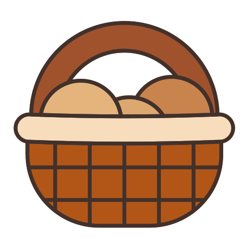 cesta de comida grátis ícone