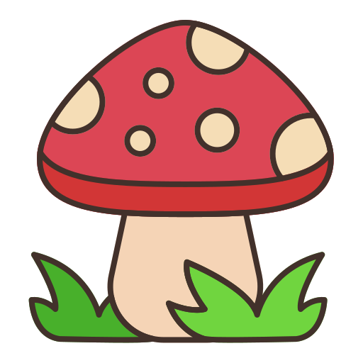 Mushroom Generic Outline Color icon