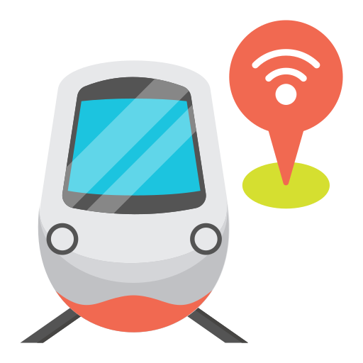 tren de alta velocidad icono gratis