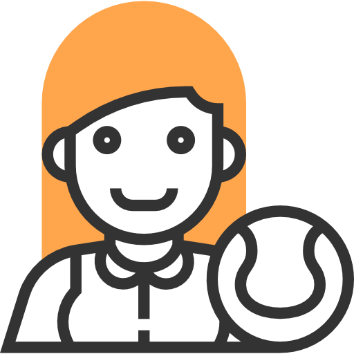 Tennis player free icon