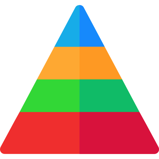 Pyramid chart - Free seo and web icons