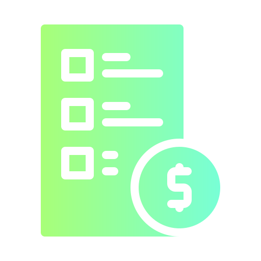 enquête de paiement Icône gratuit