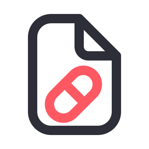 prescripción icono gratis