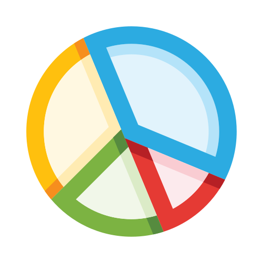 gráfico circular icono gratis