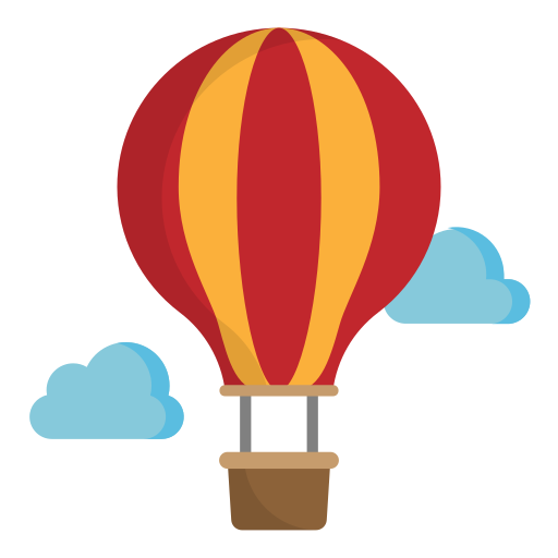 Hot air balloon Generic Flat icon