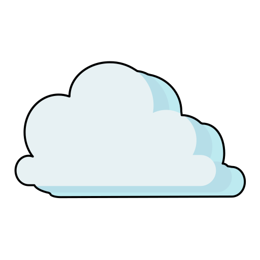 Cloud Generic Outline Color icon