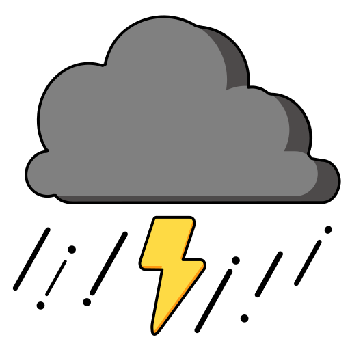 Storm Generic Outline Color Icon