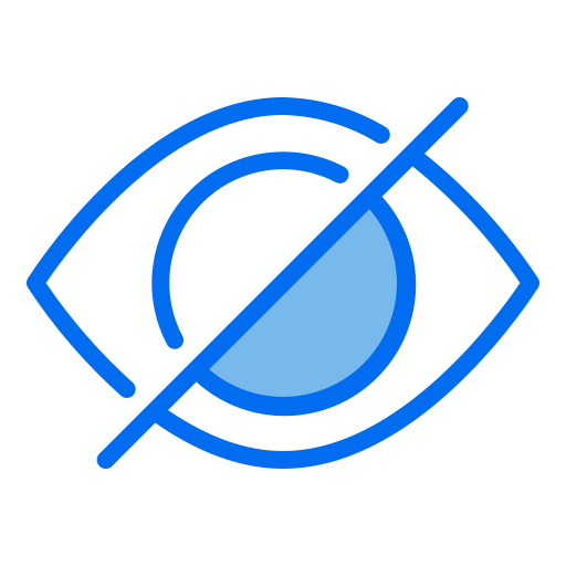 Eye Generic Blue icon