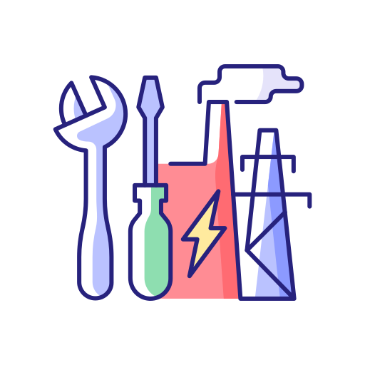 planta de energía icono gratis