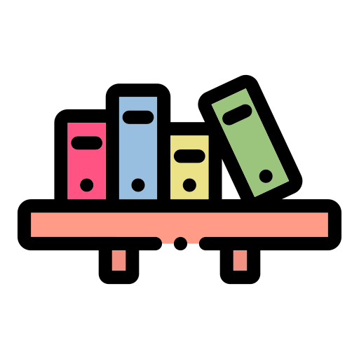 Книжная полка бесплатно иконка