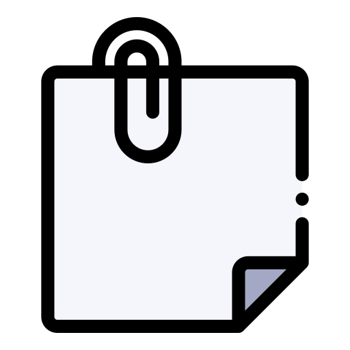 Paper clip Generic Outline Color icon