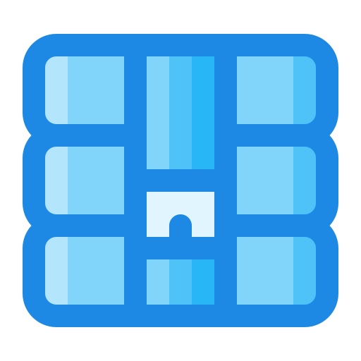 Compressed file Generic Blue icon