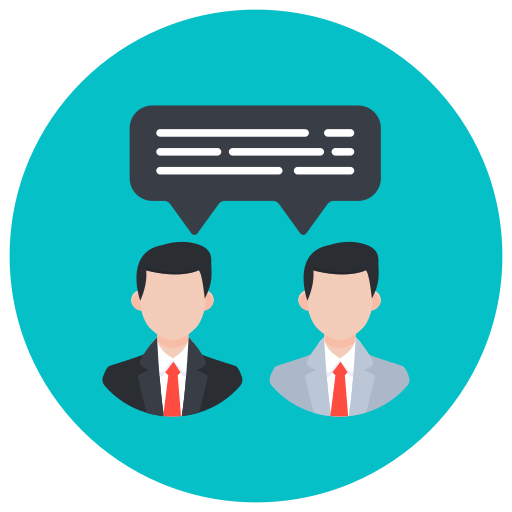 charlando icono gratis