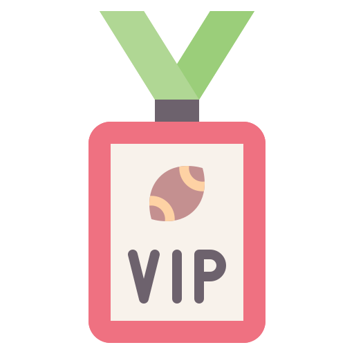 Vip card free icon