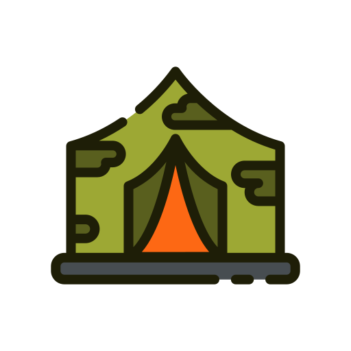 Tent icon Good Ware Lineal Color